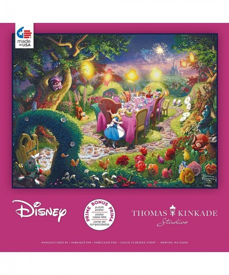 Thomas Kinkade - Disney - Mad Hatter Tea Party - 750 Piece Jigsaw Puzzle $17.56 - Jigsaw Puzzles