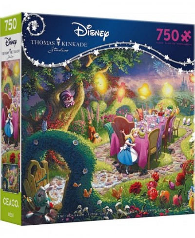 Thomas Kinkade - Disney - Mad Hatter Tea Party - 750 Piece Jigsaw Puzzle $17.56 - Jigsaw Puzzles