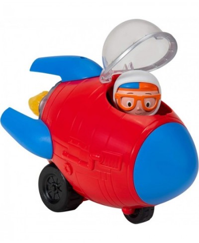 Rocket Ship - Mini Vehicle with Freewheeling Features Including 2” Classic Character Toy Figure - Imaginative Play for Toddle...