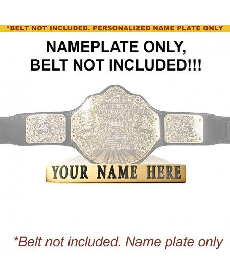 Personalized Nameplate Compatible With Adult WWE World Heavyweight Championship Replica Belt (BELT NOT INCLUDED) $62.23 - Kid...