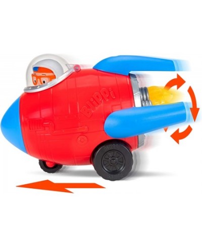 Rocket Ship - Mini Vehicle with Freewheeling Features Including 2” Classic Character Toy Figure - Imaginative Play for Toddle...