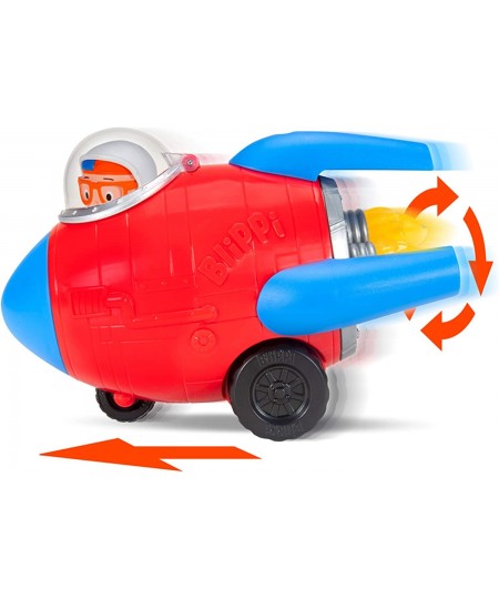 Rocket Ship - Mini Vehicle with Freewheeling Features Including 2” Classic Character Toy Figure - Imaginative Play for Toddle...