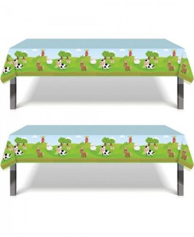 2 Pack Farm Animal Party Decorations Farmhouse Animal Table Decorations Baby Shower Table Covers Birthday Party Table Runner ...