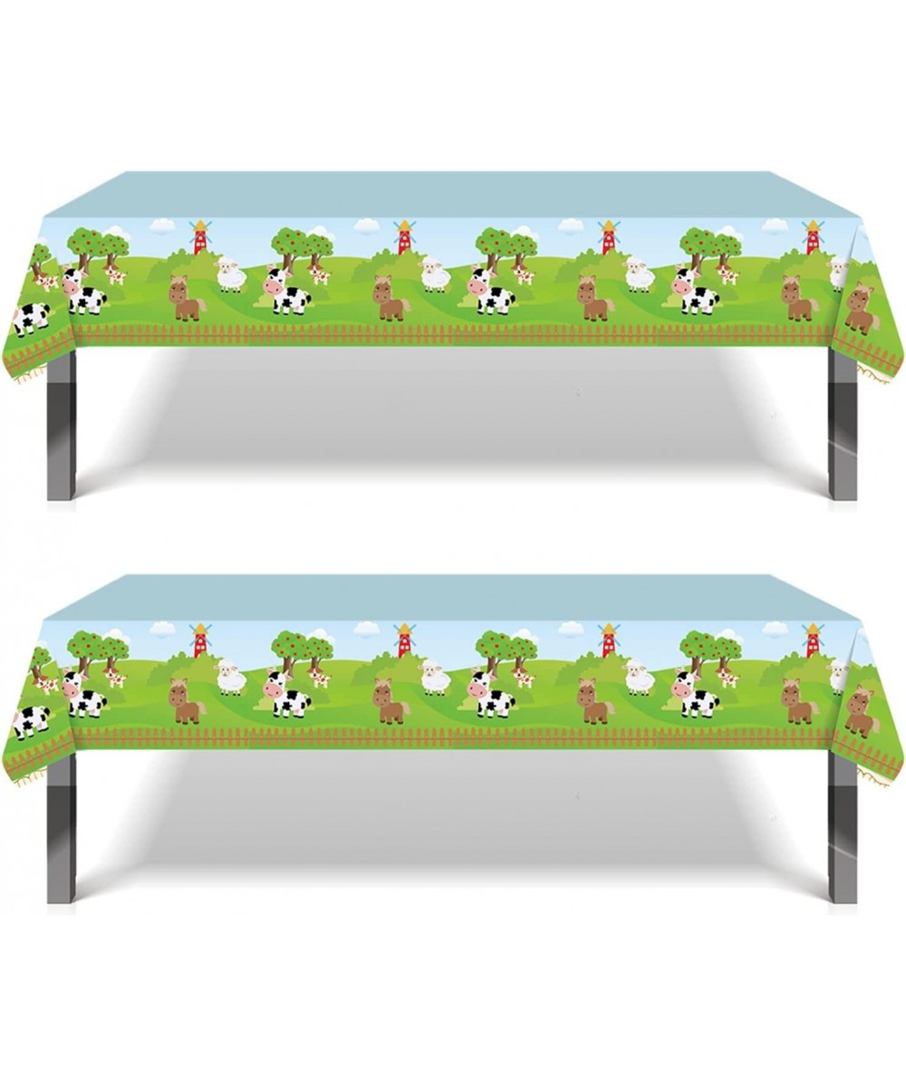 2 Pack Farm Animal Party Decorations Farmhouse Animal Table Decorations Baby Shower Table Covers Birthday Party Table Runner ...