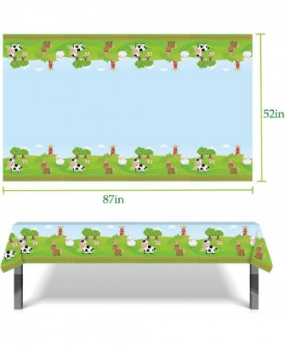 2 Pack Farm Animal Party Decorations Farmhouse Animal Table Decorations Baby Shower Table Covers Birthday Party Table Runner ...