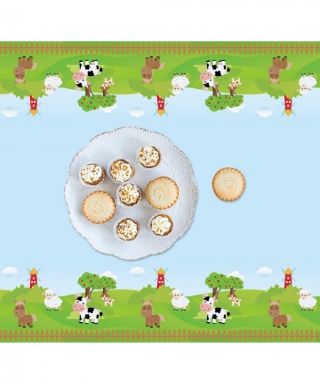 2 Pack Farm Animal Party Decorations Farmhouse Animal Table Decorations Baby Shower Table Covers Birthday Party Table Runner ...