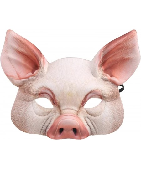 Pig Mask Scary Half Face Pig Mask for Halloween Masquerade Carnival Tricky Party Cosplay Props $17.78 - Kids' Dress-Up Access...