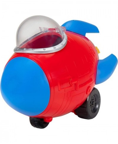 Rocket Ship - Mini Vehicle with Freewheeling Features Including 2” Classic Character Toy Figure - Imaginative Play for Toddle...