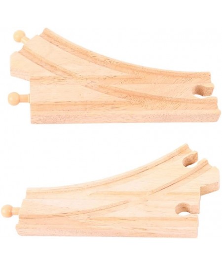 Curved Points (Pack of 2) - Other Major Wooden Rail Brands are Compatible $17.40 - Toy Vehicle Playsets