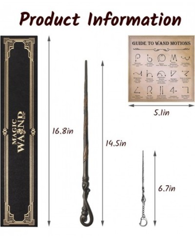 Witch Magic Wand for Kids Wizard Cosplay Accessories Sorcerer Collection Witchcraft Props with Gift Box $31.39 - Magic Kits &...