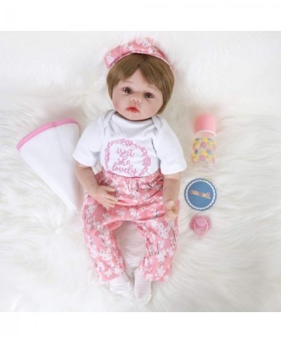 Reborn Baby Doll Realistic Silicone Vinyl Baby 24 inch Weighted Soft Body Lifelike Doll Gift Set for Ages 3+(Butterfly Hair B...