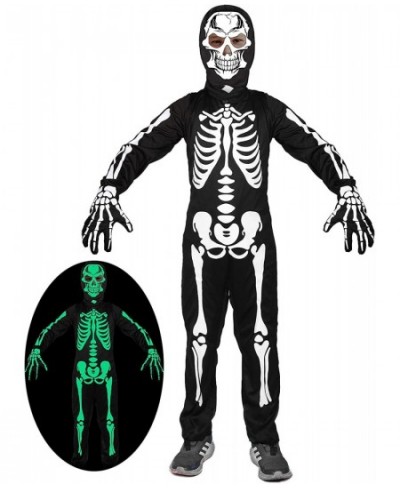 Skeleton Costume Kids Glow in The Dark Skull Scary Halloween Costume for Boys and Girls $22.95 - Kids' Costumes