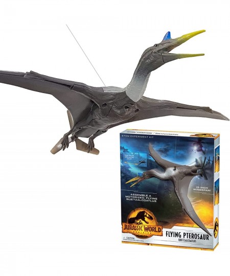 Jurassic World Dominion Flying Pterosaur - Quetzalcoatlus | STEM Model-Building Kit from Build & Fly a Motorized Model of The...