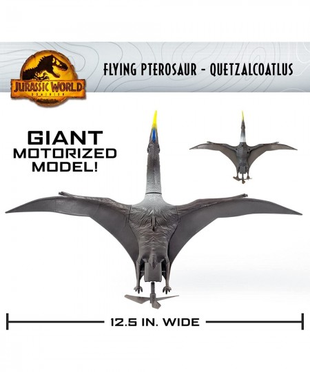 Jurassic World Dominion Flying Pterosaur - Quetzalcoatlus | STEM Model-Building Kit from Build & Fly a Motorized Model of The...