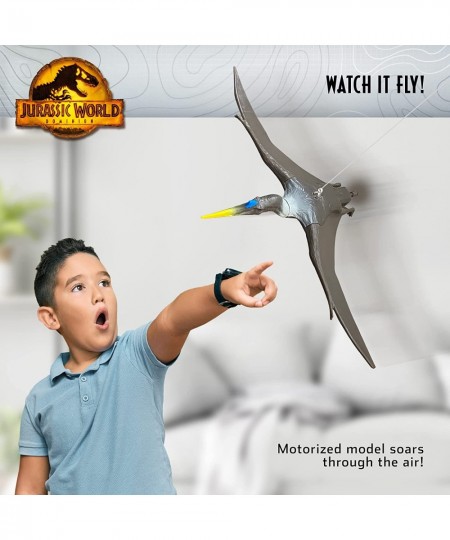 Jurassic World Dominion Flying Pterosaur - Quetzalcoatlus | STEM Model-Building Kit from Build & Fly a Motorized Model of The...