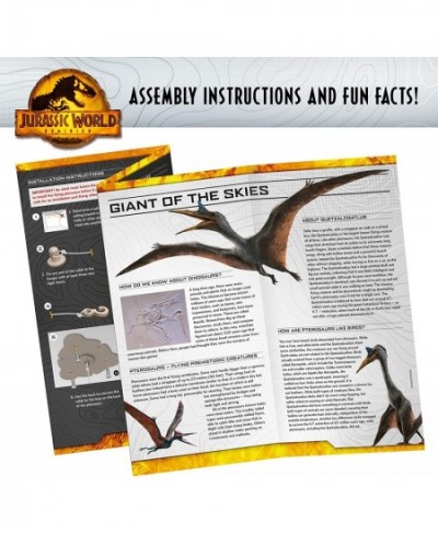 Jurassic World Dominion Flying Pterosaur - Quetzalcoatlus | STEM Model-Building Kit from Build & Fly a Motorized Model of The...