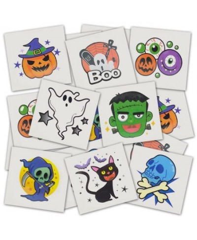 Assorted Halloween Temporary Tattoos for Kids - Pack of 160 - 2 Inch Non-Toxic Tats Stickers for Boys and Girls Great for Hal...