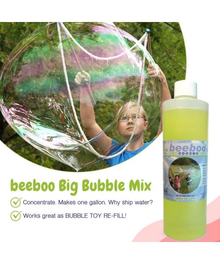 Extreme Bubbles World Famous Giant Bubble Solution | Beeboo Big Bubble Mix Concentrate to make 128 Ounce Giant Bubbles Refill...