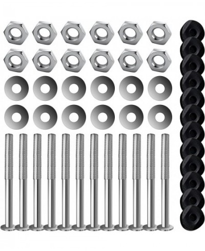 12 Pack Trampoline Screws Long Screw Trampoline Replacement Parts Trampoline Accessories Strengthen Trampoline Stability Fixe...