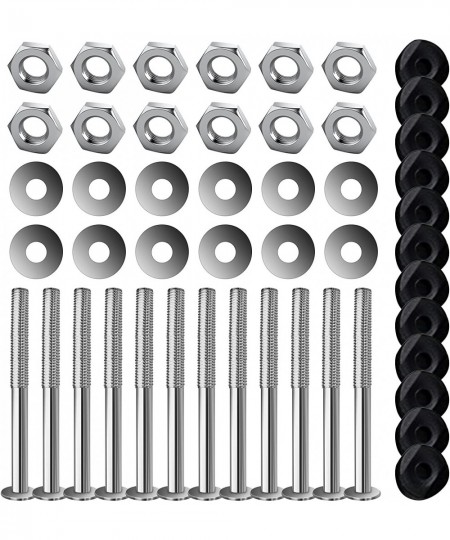 12 Pack Trampoline Screws Long Screw Trampoline Replacement Parts Trampoline Accessories Strengthen Trampoline Stability Fixe...