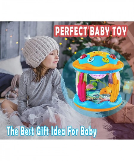 Musical Baby Toys 6 9 12 18 Months Ocean Rotating Projector Baby Light Up Early Education Musical Moving Toy with Pacify Musi...