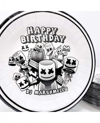 DJ Mask Marshmellow Birthday Party Supplies Party Decoration (Cake Plates 7" 16 count) $16.35 - Kids' Party Decorations