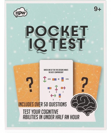 Pocket Kit IQ Test $16.57 - Travel Games