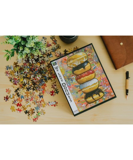 We Love Donuts 1000 Piece Jigsaw Puzzle $44.41 - Jigsaw Puzzles