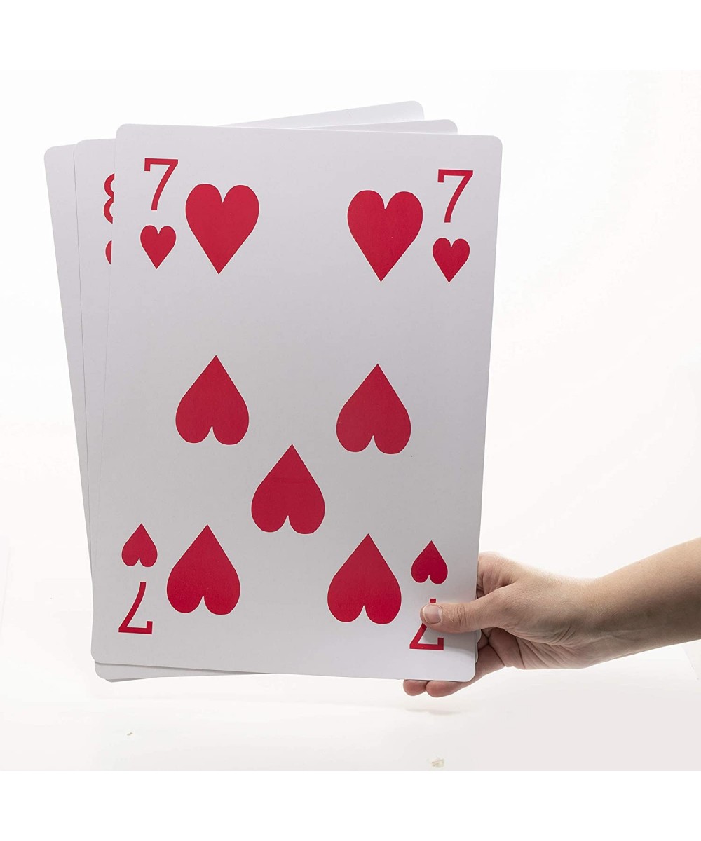 Jumbo Playing Cards Full Deck Huge Poker Index Giant Playing Cards Fun for All Ages! - Size 8.5 x 11 Inches $37.19 - Card Games