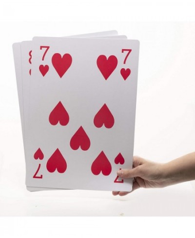 Jumbo Playing Cards Full Deck Huge Poker Index Giant Playing Cards Fun for All Ages! - Size 8.5 x 11 Inches $37.19 - Card Games