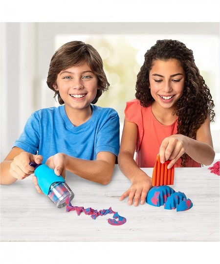 Kinetic Sand Sandisfying Set with 2lbs of Sand and 10 Tools Play Sand Sensory Toys for Kids Ages 3 and up $25.29 - Craft Kits