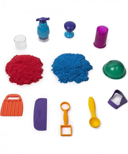 Kinetic Sand Sandisfying Set with 2lbs of Sand and 10 Tools Play Sand Sensory Toys for Kids Ages 3 and up $25.29 - Craft Kits