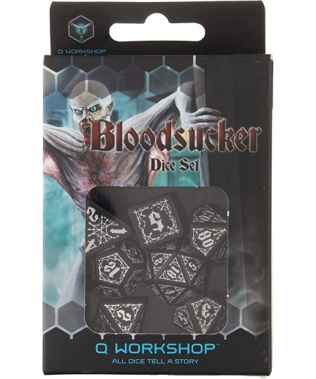 Bloodsucker Dice Set Black & Silver $19.91 - Game Accessories