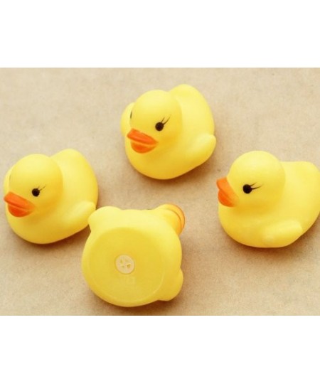 12/20Pcs Mini Bath Toy Tub Rubber Duck Squeak Floating Shower Toys Yellow Bathtime Squeaky Water Player for Kids Boys Girl To...