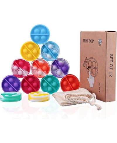 Mini Pop Fidget Toys Push Bubble Sensory Fidget Toy Mini Pop Fidget Toy for Kid and Adult Stress Relief Gift for Boys and Gir...