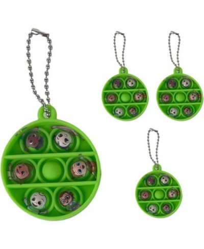 Cocomelon Popper Fidget Toy Pack - Pop It Keychain Bubble Poppers for Kids Set of 4 $15.95 - Fidget Toys