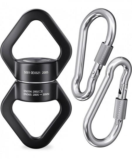 Swing Swivel Safety Rotational Device Hanging Accessory 30KN 360° Rotational Device for Web Tree Swing Rock Climbing Hanging ...