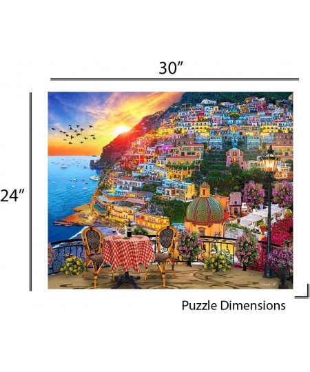 Springbok's 1000 Piece Jigsaw Puzzle Positano Italy - Made in USA $33.89 - Jigsaw Puzzles