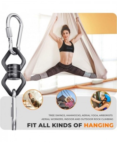 Swing Swivel Safety Rotational Device Hanging Accessory 30KN 360° Rotational Device for Web Tree Swing Rock Climbing Hanging ...