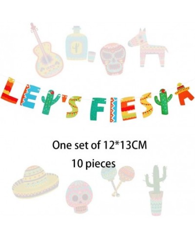 45 PCS Mexican Themed Party Plates and Napkins Sets Lets Fiesta Banner Fiesta Party Supplies Fiesta Party Decoration Mexican ...