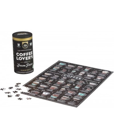 Coffee Lover’s 500-Piece Jigsaw Puzzle – Coffee Puzzle with Informational Image Sturdy Storage Tube Included – Activity Puzzl...