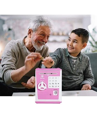 Electronic Piggy Bank to Teach Savings ATM Savings Bank Kids Safe Box Great Cool Stuff Gift for Boys and Girls (Pink/White) $...