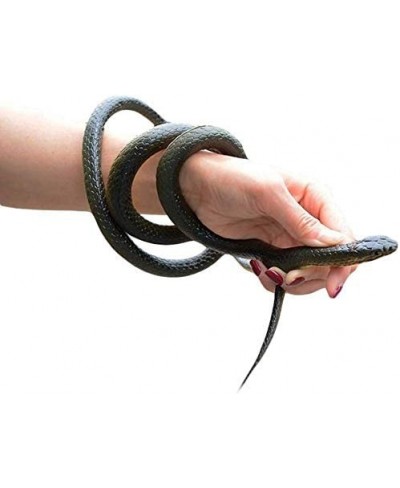 Realistic Fake Snake 47 Inch Soft Rubber Mamba Snakes Toys Garden Props Funny Halloween Prank Decorations $17.27 - Gags & Pra...