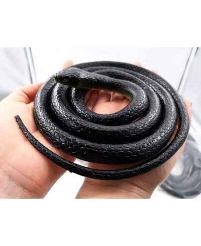 Realistic Fake Snake 47 Inch Soft Rubber Mamba Snakes Toys Garden Props Funny Halloween Prank Decorations $17.27 - Gags & Pra...