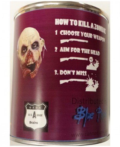 Zombie Chow - A Gag Can of Delicious Undead Brain Food! $24.96 - Gags & Practical Joke Toys