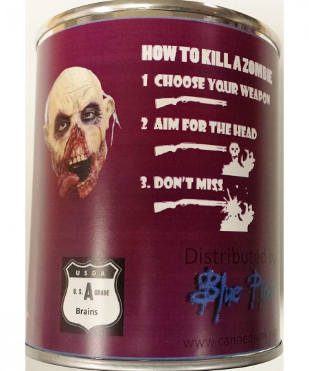 Zombie Chow - A Gag Can of Delicious Undead Brain Food! $24.96 - Gags & Practical Joke Toys