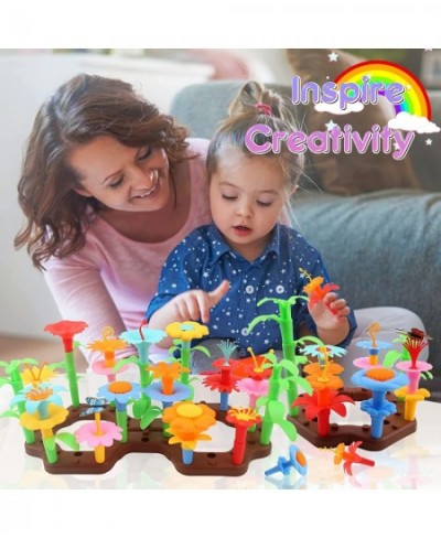 76PCS Toddler Toys Garden Building Toy Kits for 3 4 5 6 7 Years Old Kids Preschool Educational Activity Toy Indoor and Outdoo...