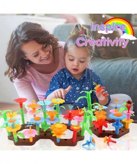 76PCS Toddler Toys Garden Building Toy Kits for 3 4 5 6 7 Years Old Kids Preschool Educational Activity Toy Indoor and Outdoo...