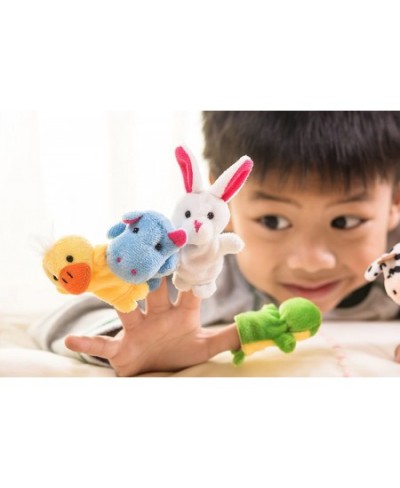 Sensei Play ‘n’ Learn Finger Family Puppets - People & Animals - 16 pcs - Finger Puppets Zoo Animals & Family Puppets For Kid...