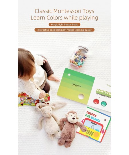 Colors for Babies Books with LED Light Innovative Toys for 9 Months to 3 Years Old to Learn Colors. $33.98 - Electronic Learn...